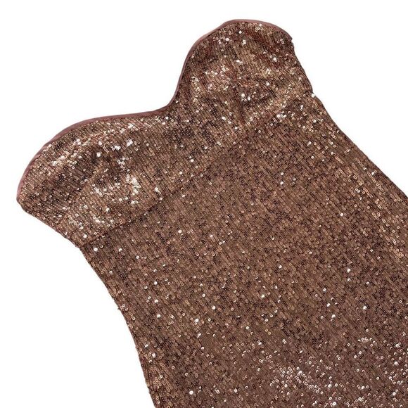 MAJORELLE Maizie Midi Dress in Rose Gold - Picture 5 of 11